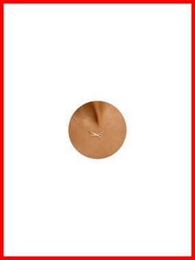 14k Gold Plated Scissors Pendant Necklace Dainty Gift for Women